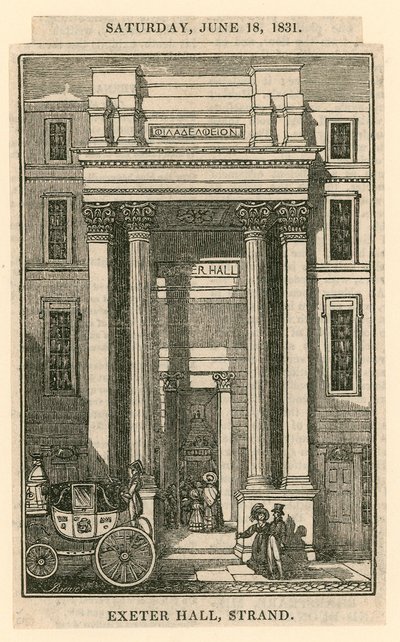 Exeter Salonu, Strand, Londra by English School