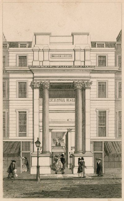 Exeter Salonu, Strand, Londra; Gentlemans Magazine