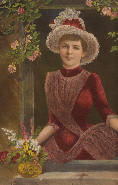 Beklenti (chromolitho) by English School