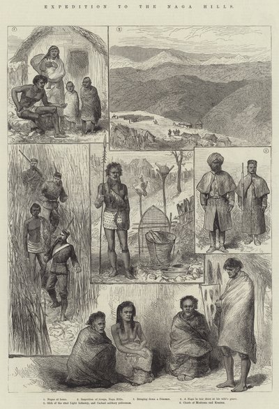 Naga Tepelerine Yolculuk (gravür) by English School