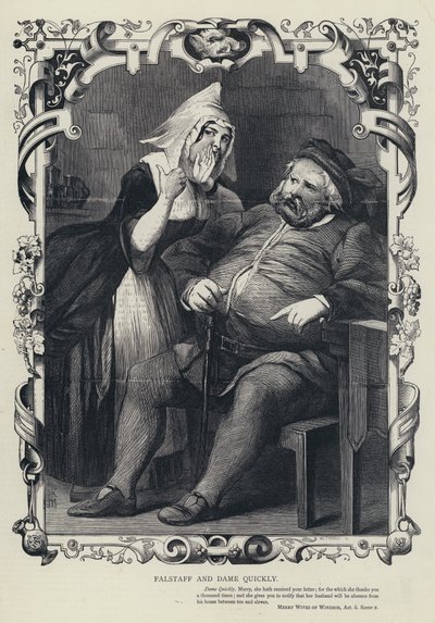 Falstaff ve Dame Quickly, Windsor