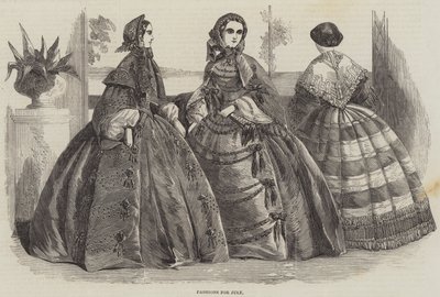 Temmuz modası (gravür) by English School