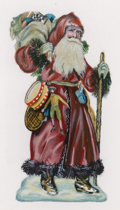 Noel Baba (kağıt üzerinde wc) by English School