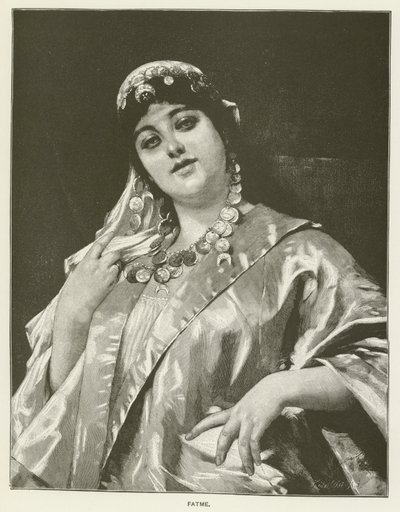 Fatma (gravür) by English School