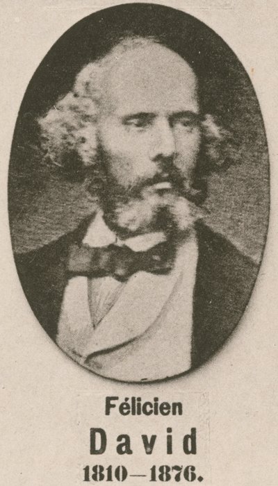 Felicien David (gravür) by English School