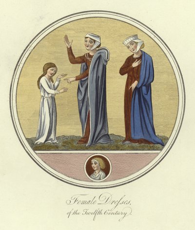 12. Yüzyılın Kadın Elbiseleri by English School