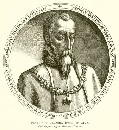 Ferdinand Alvares, Alva Dükü by English School