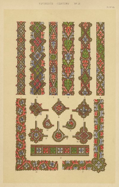 Onbeşinci Yüzyıl (kromolitho) by English School