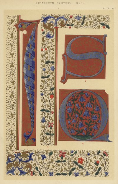 Onbeşinci Yüzyıl (kromolitho) by English School