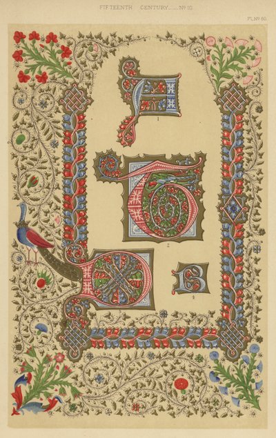 Onbeşinci Yüzyıl (kromolitho) by English School