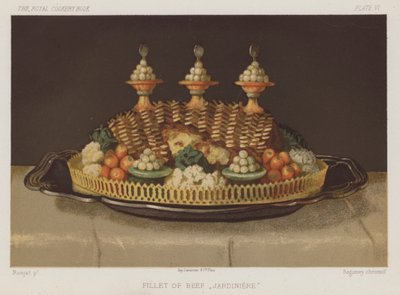Sığır Filetosu "Jardiniere" (chromolitho) by English School