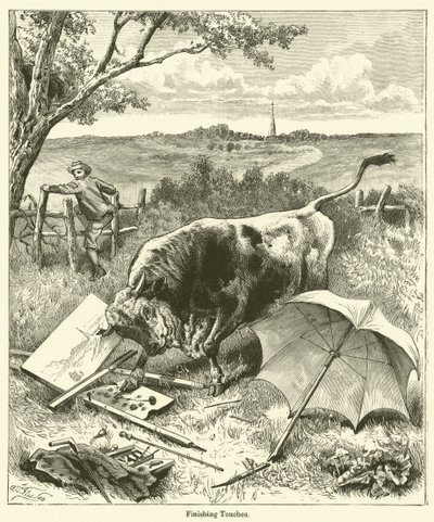 Son Rötuşlar (gravür) by English School