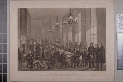 İlk Çartist Buluşması, Cockspur Caddesi'ndeki İngiliz Kahvesi, 1839 by English School