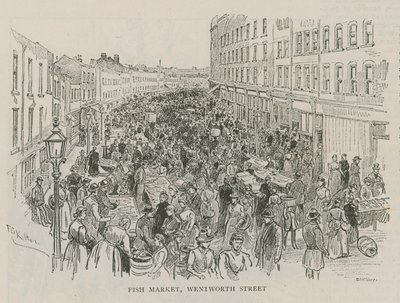 Balık Pazarı, Wentworth Caddesi, Londra by English School