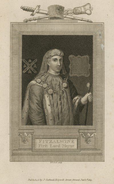 Fitzalwine, Londra