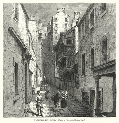 Flashmarket Tslose (gravür) by English School