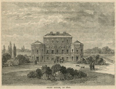1800 yılında Foley Evi by English School