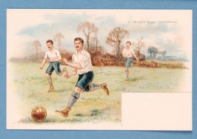 Futbolcu Baba, c.1890-1900 (baskı) by English School