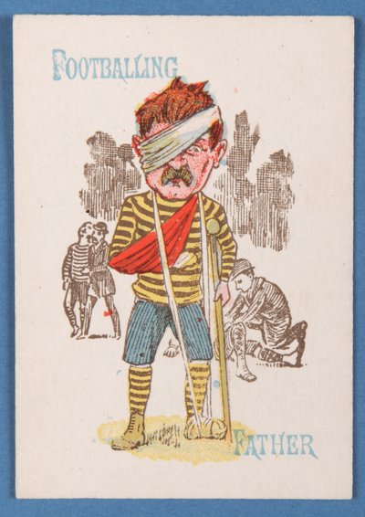 Futbolcu Baba, Mutlu Aileler oyunundan kart, 1890-1900 dolayları by English School