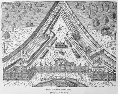 Fort Caroline Tamamlandı, 