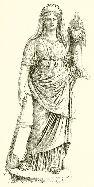 Fortuna (Vatikan Heykeli) by English School