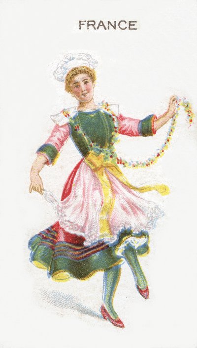 Fransa, sigara kartı, 1915 by English School