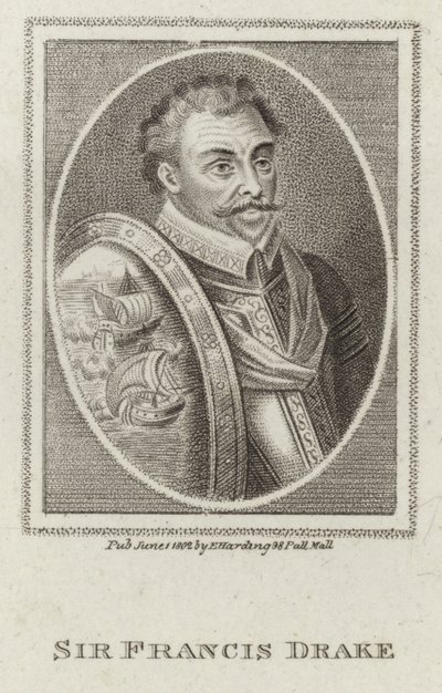 Francis Drake (gravür) by English School