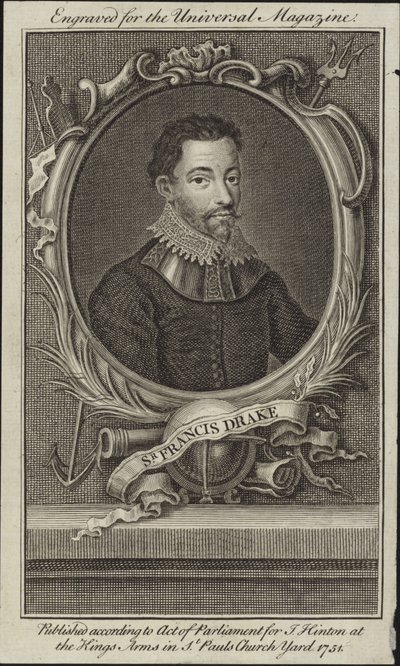 francis drake by English School