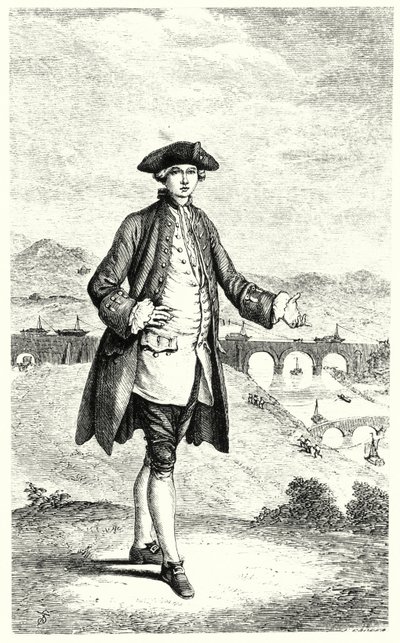 Francis Egerton, Bridgewater'ın 3. Dükü, Britanya'da kanal inşaatının öncüsü (gravür) by English School