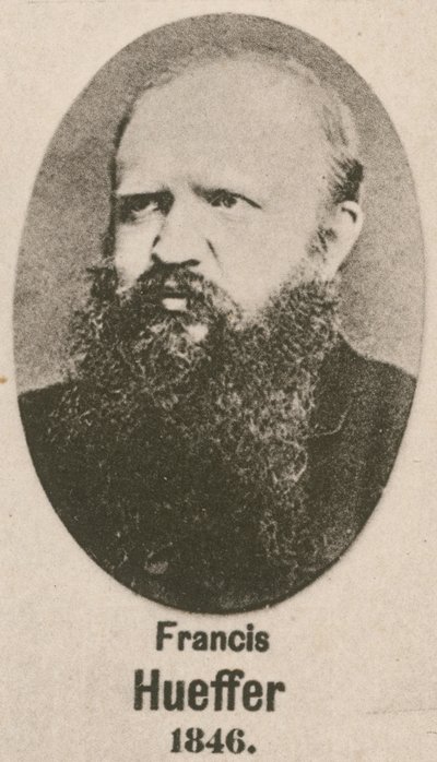 Francis Hueffer (gravür) by English School