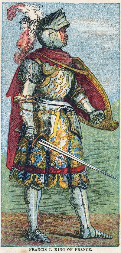 Francis I, Fransa kralı by English School