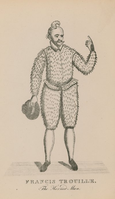 Francis Trouille, boynuzlu adam by English School