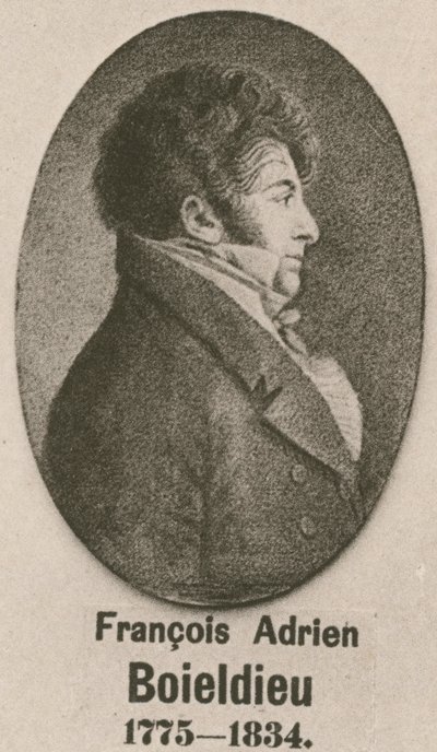 Francois Adrien Boieldieu (gravür) by English School