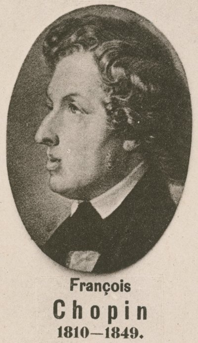 François Chopin (gravür) by English School