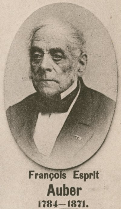 François Esprit Auber (gravür) by English School