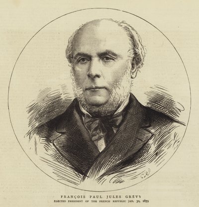 François Paul Jules Grevy (gravür) by English School