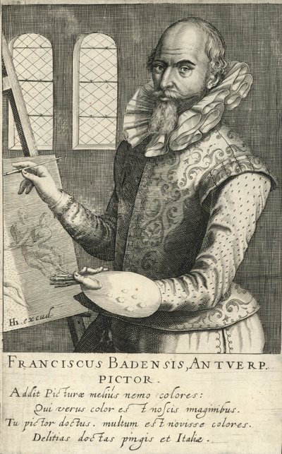Frans Badens, Antwerp ressamı by English School