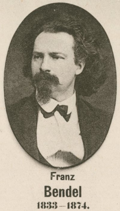 Franz Bendel (gravür) by English School