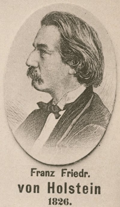 Franz Friedrich von Holstein (gravür) by English School