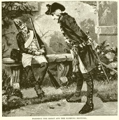 Büyük Frederick ve Uyuyan Sentinel by English School