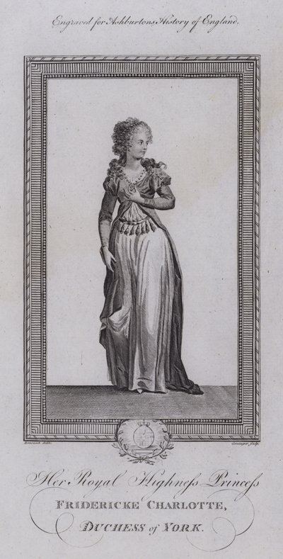Frederica Charlotte, York Düşesi by English School