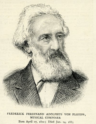 Frederick Ferdinand Adolphus von Flotow (1812-83) by English School