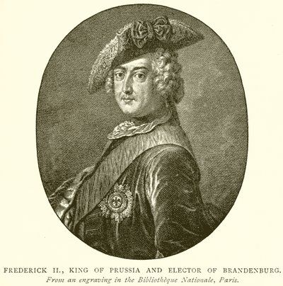 Frederick II, Prusya Kralı ve Brandenburg Seçmeni by English School