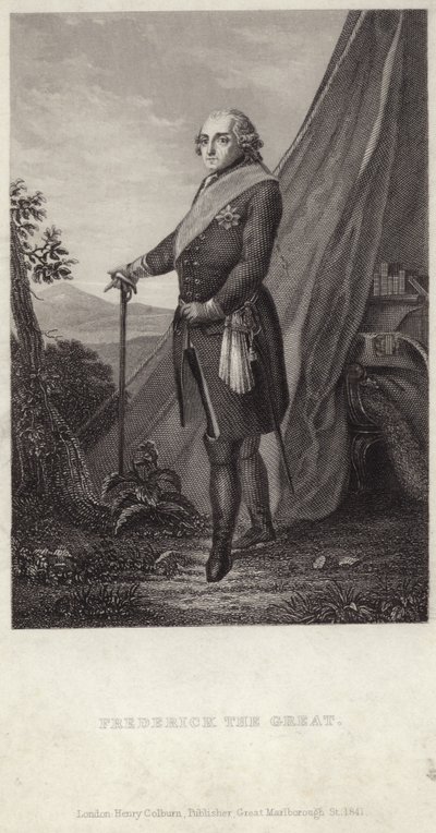 Prusya Kralı II. Friedrich by English School