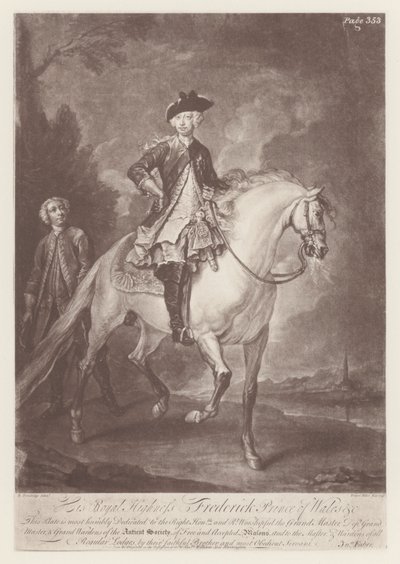 Frederick, Galler Prensi (lito) by English School