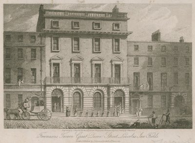 Masonlar Tavernası, Great Duncan Caddesi, Lincolns Inn Fields, Londra by English School