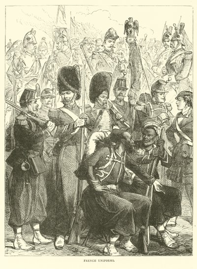 Fransız üniformaları, Eylül 1870 by English School