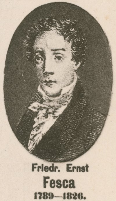 Friedrich Ernst Fesca (gravür) by English School