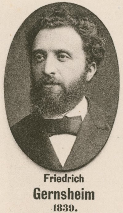 Friedrich Gernsheim (gravür) by English School