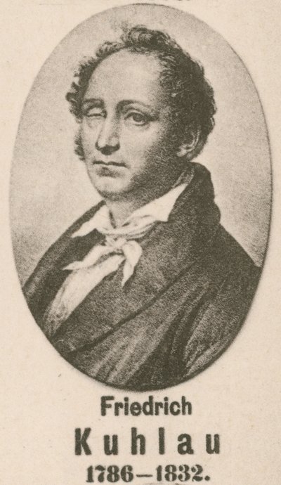 Friedrich Kuhlau (gravür) by English School
